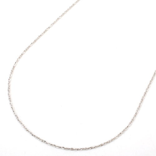 純プラチナ Pt999 スプレンデレ・ミント ネックレス 45cm シリコンスライド 4299-JK20