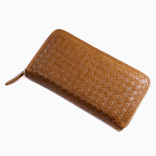 レザー 長財布 メッシュ キャメル 男女兼用 記念日  4602-DL22