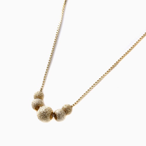 18金 K18 ネックレス ペンダント 艶消し ミラーボール  4716-NM22