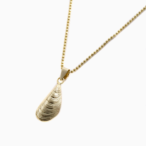 スペイン製 18金 コルドバ パンダント ムール貝 男女兼用 4772-AM22