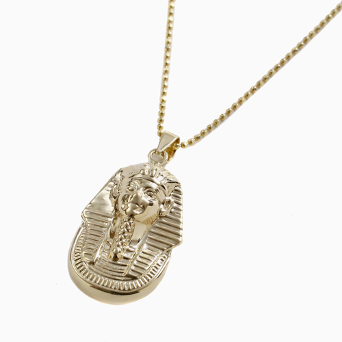 SPAIN CORDOBA 18金 ツタンカーメン ペンダント カットボールチェーン付き 4830-AM23