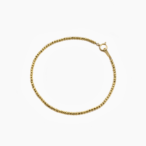 日本製 純金 K24 ミラーボール ブレスレット 4928-JK23