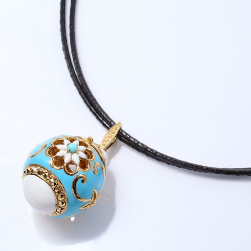 シルバー ミニジュエリーケース ピルケース アロマケース トルコ石 ＆ マルカジット アンティークデザイン　5065-LS16