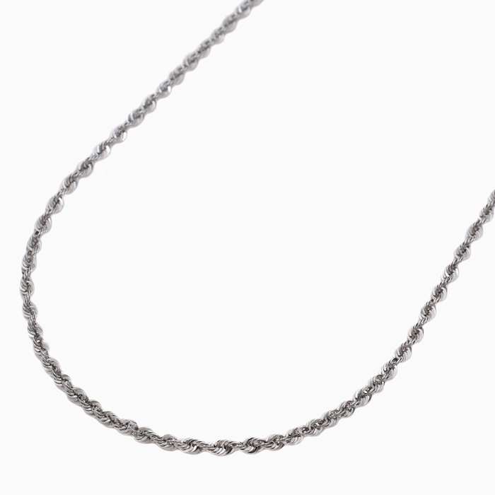 プラチナ950 Pt950 パイプロープ ネックレス 80cm 6.2g  6054-NM24