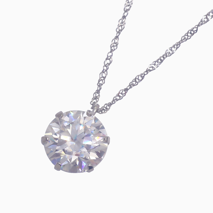 【送料無料】プラチナ Pt900 Pt850 PLATINUM モアサナイト モアッサナイト モアッサン石 1カラット 1.00 ペンダント ネックレス 一粒ペンダント レディースペンダント レディースアクセサリー アイテム 鑑別カード付6299-HG25