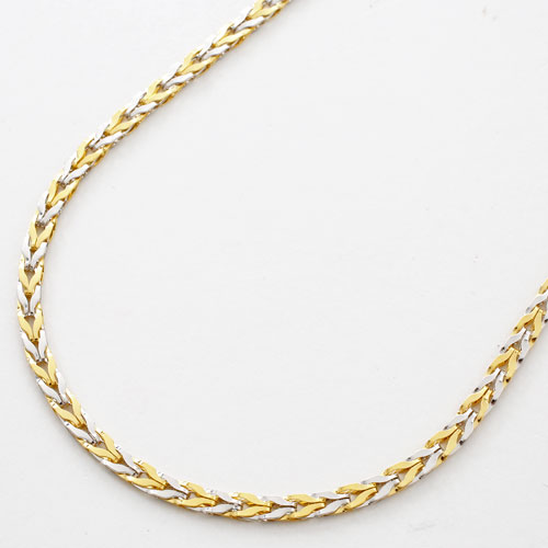 【送料無料】純金/K24 純プラチナ/Pt999 ゴールド/プラチナ 50cm 9.6g 幅3mm 刻印入 品質保証 フォーマル チェーンのみ リバーシブルネックレス   ユニセックス コンビネックレス プレゼント 6323-NM25