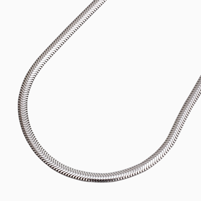 DIBI ディビ イタリア製 ITALY シルバー SILVER 925 ネックレス カニカン 引き輪式 アクセサリー アイテム お洒落 オシャレ シンプル しなやか スネークチェーン 男女兼用 42cm 6405-DB25