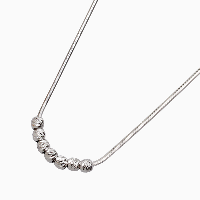 DIBI ディビ イタリア製 ITALY シルバー SILVER 925 ネックレス ペンダント ミラーボール アジャスターあり 引き輪式 6406-DB25