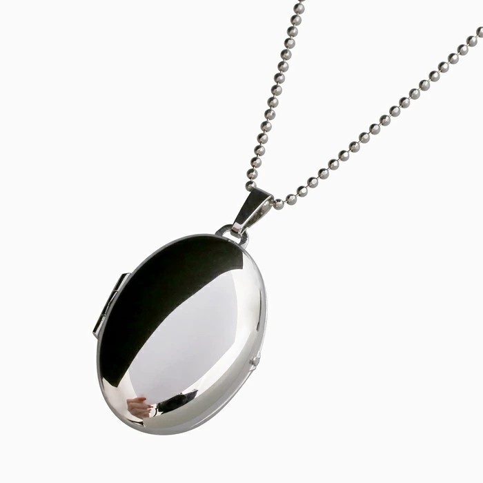 【送料無料】MERZ/メルツ シルバー SILVER 925 SV925 シルバーアクセサリー locket ロケット ペンダント  光沢仕上げ ハートチャーム 写真 思い出 2枚 カットボールチェーン付 6412-AD25