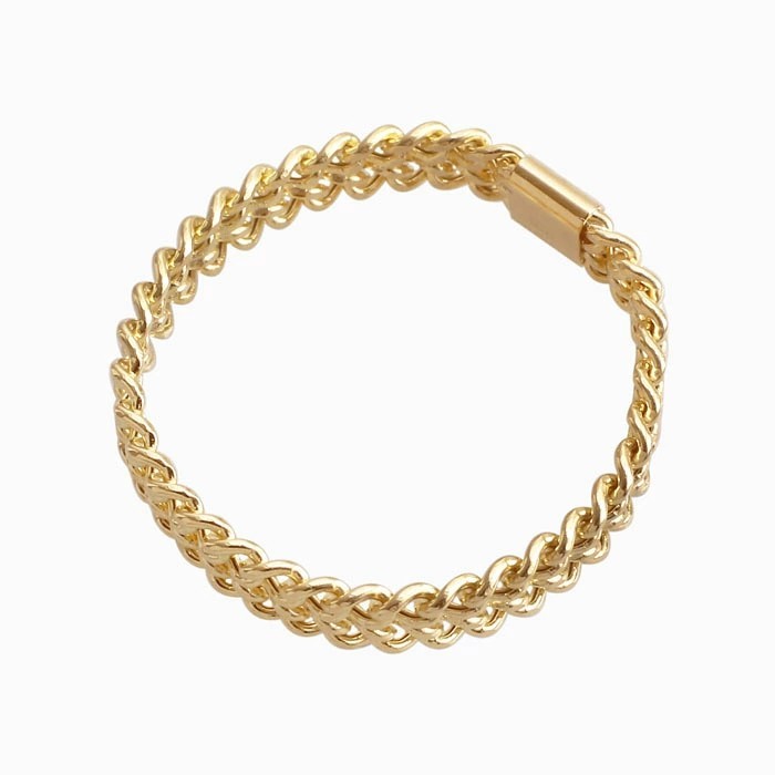 【送料無料】イタリアンデザイン 18金 K18 18k GOLD ゴールド 指輪 リング アクセサリー ジュエリー 中空 キヘイ ビスマルク6430-MS25