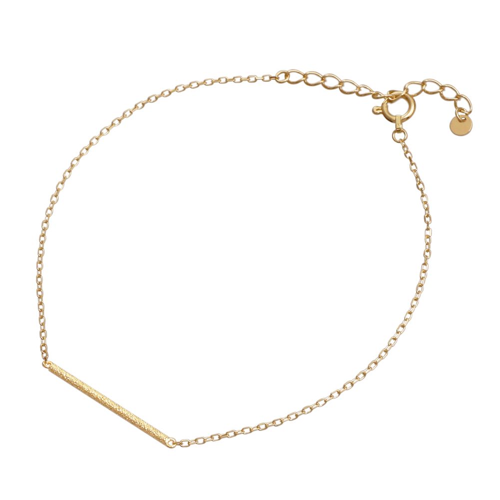 【送料無料】18金 K18 18k ゴールド イエローゴールド ブレスレット レディース 大人 アクセサリー 地金 スターダスト アズキチェーン 小豆 上品 女性 6525-UK25