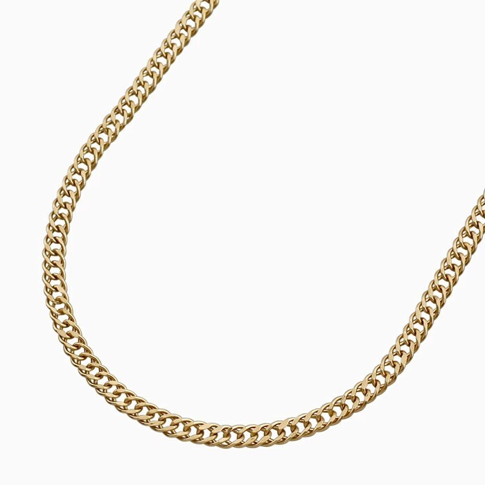 【受注生産品】イタリアンデザイン 18金 K18 18k GOLD ゴールド ネックレス アクセサリー ジュエリー 中空 ダブルキヘイ 6633-MS26