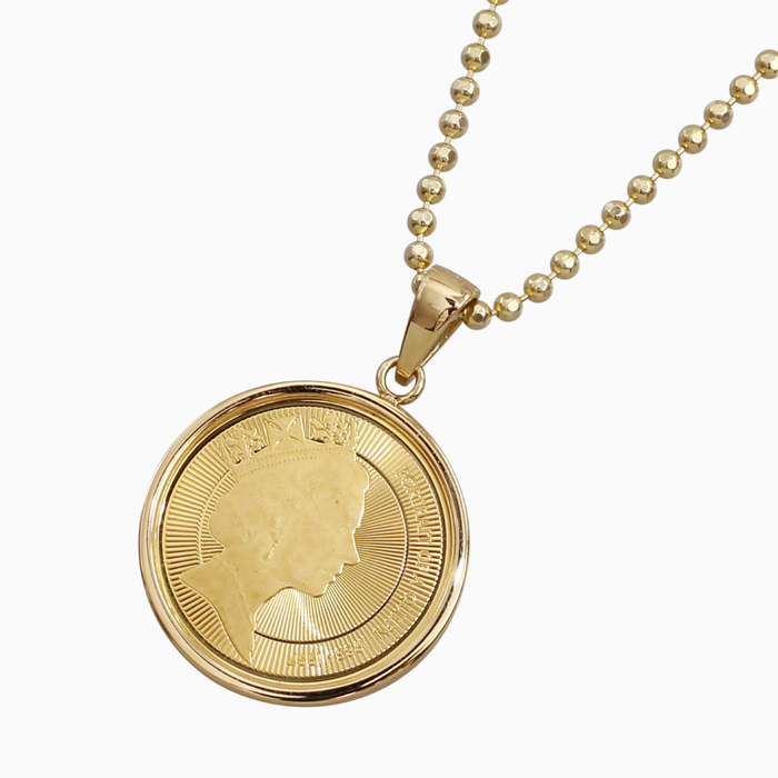 純金 K24 24金 999.9 ゴールド コイン COIN 1/10オンス 16.5mm ペンダント 2026 新登場 エリザベス女王 チャールズ国王 フセコミ枠 シンプル枠 18金 K18 リバーシブル 6663-MS26