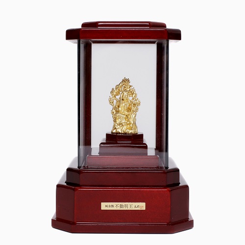 【受注生産】 純金 K24 不動明王像 検定刻印入り 7240-OG24