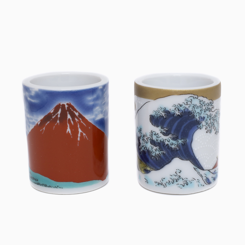 【送料無料】日本製 九谷焼 北陸伝統工芸 歯ブラシスタンド/歯ブラシ置き/彫ブラシホルダー ボールペンスタンド/ペンスタンド 洗面台 インテリア/ステーショナリー 記念日/お祝い/誕生日 プレゼント/贈り物 お洒落/オシャレ 7243-SK24