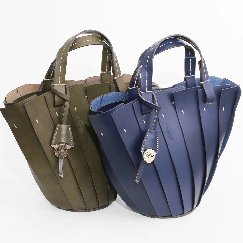 【送料無料】イタリア製/ITALY ボルドリーニ・セレリア/BOLDRINI SELLERIA 鞄/かばん/カバン/バッグ/BAG/トートバッグ/ショルダーバッグ レザー/カーフレザー/牛革 オシャレ/お洒落 OLIVA/OLIVE/オリーブ NOTTE/NAVY/ネイビー ミディアム レディース 高級 7320-IT25