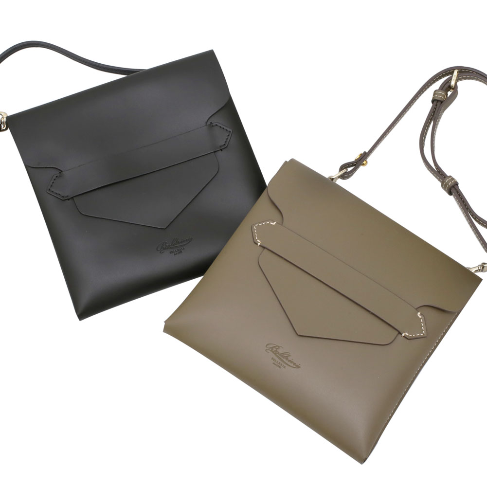 【BOLDRINI SELLERIA/ボルドリーニ・セレリア】イタリア製/ITALY 鞄/かばん/カバン/バッグ/BAG/薄型バッグ/ショルダーバッグ 7408-IT25