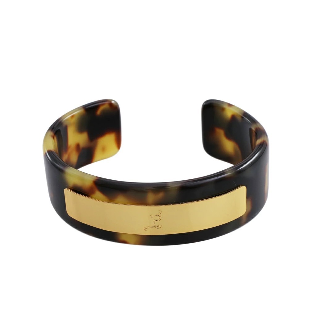 イタリア製/ITALY ANTURA/アントゥーラ バングル/ブレスレット アクセサリー ブラウン/イエロー マクラート・ジャッロ7600-AT26