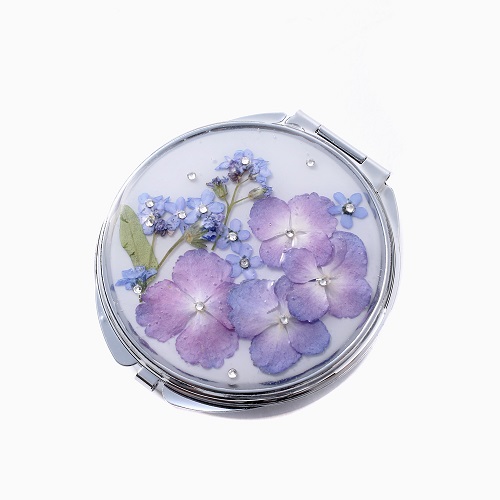 日本製 プリザーブド・フラワー ピルケース あじさい 丸 7762-LL21
