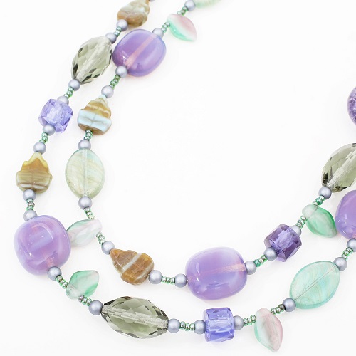 イタリア製 アヴェ・カプリース ベネチアンガラス ネックレス ドゥプリカーテ・ネックレス 7917-AV20