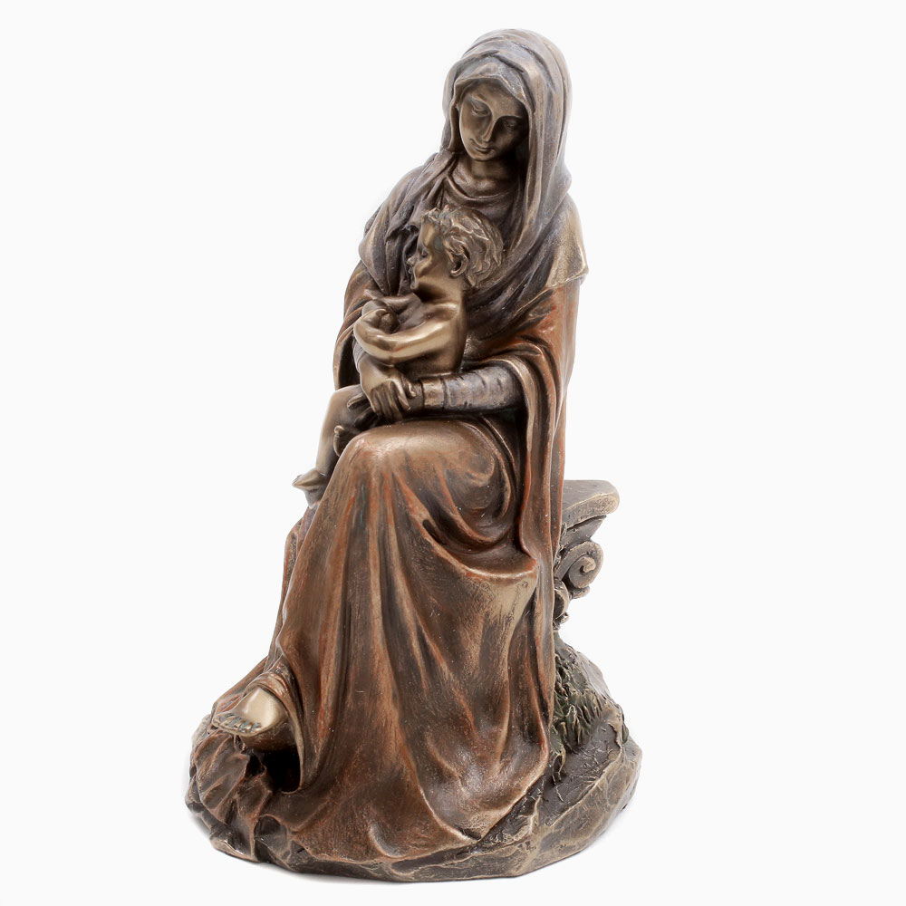 【送料無料】【イタリア製】イタリア製 マリア/聖母マリア/MARIA 置物 インテリア ブロンズ風 7985-FG19