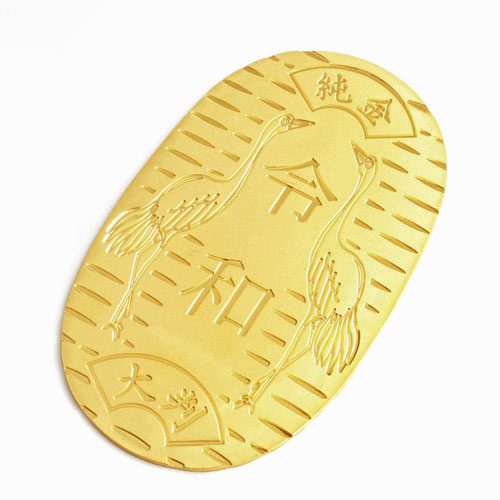 【徳力本店】純金 大判 K24 100ｇ 令和 鶴 7991-TH19