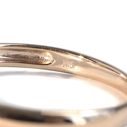 受注生産商品 18金 K18 ピンクゴールド ダイヤモンド 光のイルミネーションリング  0019-RG06