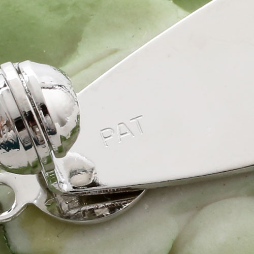 送料無料】イタリア製 カポディモンテ焼き ペンダント ブローチ 2WAY