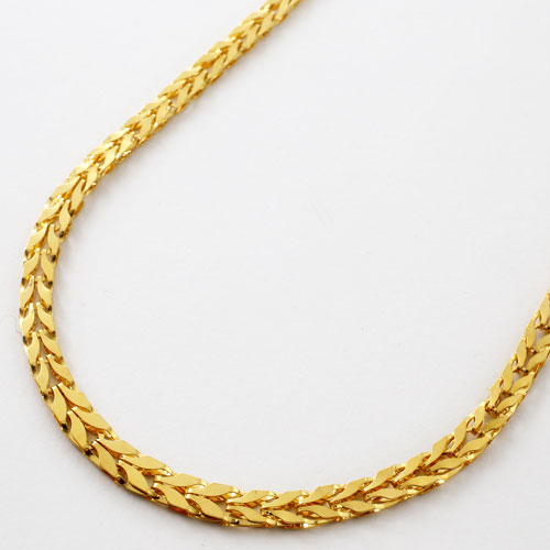 純金 ネックレス チューリップ グラデーション リバーシブル　0179-NG08