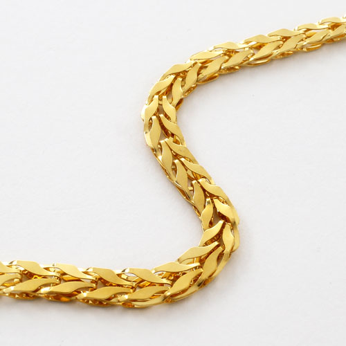 純金 ネックレス チューリップ グラデーション リバーシブル　0179-NG08