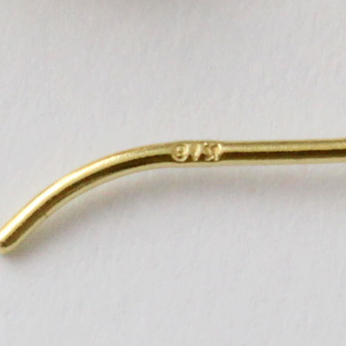 18金 ピアス ゴールド フラワー K18 花　0268-PG14