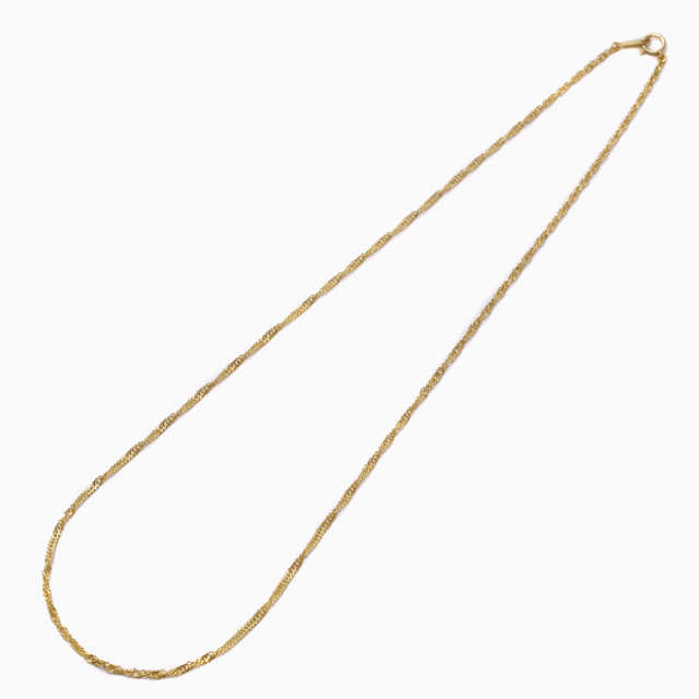 純金 ネックレス スクリュー チェーン 42cm K24 造幣局刻印入り　0359-NG08
