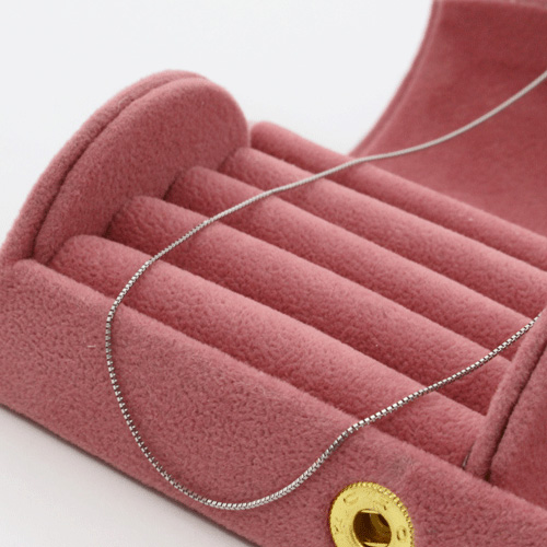 プラチナ(Pt850)ネックレス ベネチアン チェーン 45cm 1.6ｇ スライドチェーン　 0385-NP08