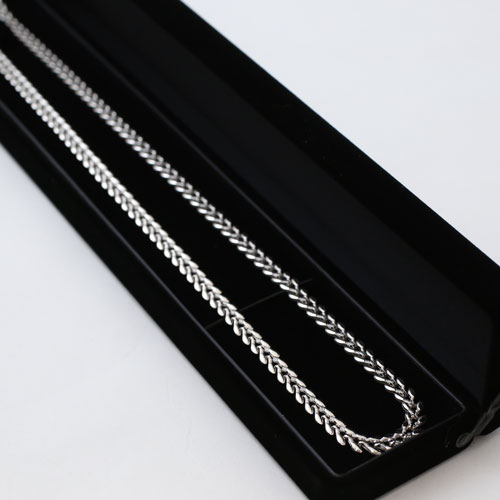 純プラチナ ネックレス しなやかハート 45cm 11.2g　0458-NP08