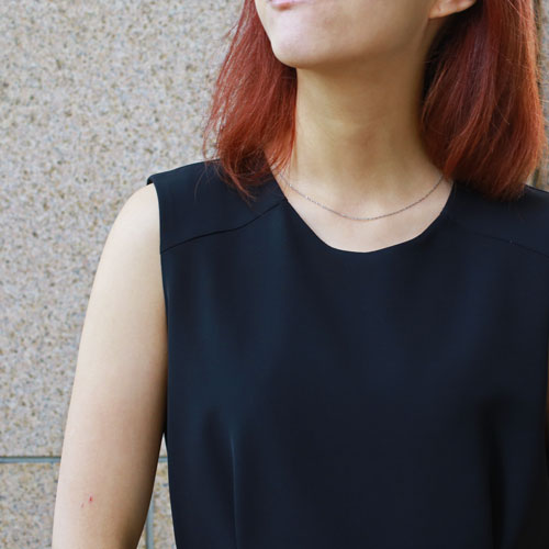 プラチナ ネックレス スクリュー チェーン 45cm 1.8ｇ Pt850　0486-NP08