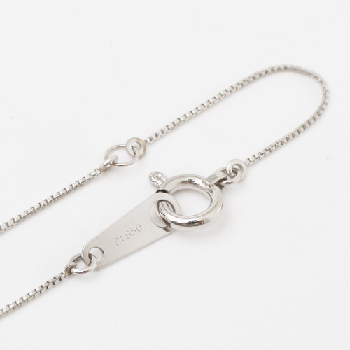プラチナ900 ダイヤモンド 1ct ペンダント ネックレス　0544-PP08