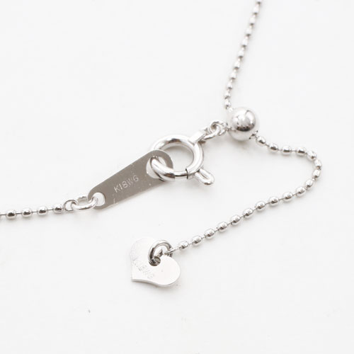 18金ホワイトゴールド トリロジーダイヤモンド 1ct ペンダント　0545-PP08