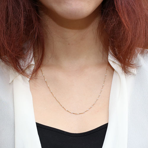 送料無料】【日本製】18金/K18YG/イエローゴールド ネックレス  