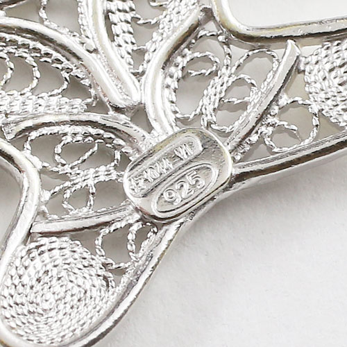 ダニーロ・ミンガルディ DANILO MINGALDI 手作り フィリグラーナ・ベアーペンダント　0704-PS08