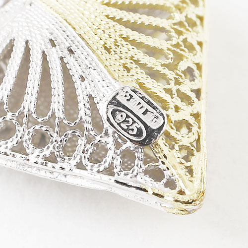 ダニーロ・ミンガルディ DANILO MINGALDI 手作り フィリグラーナ・ハートペンダント　0708-PS08