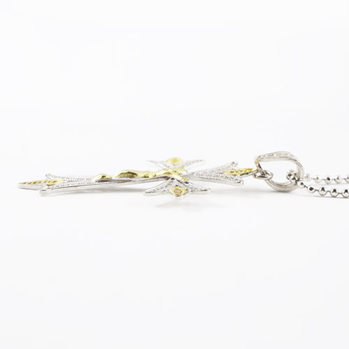 ダニーロ・ミンガルディ DANILO MINGALDI 手作り フィリグラーナ・クロスペンダント　0712-PS08