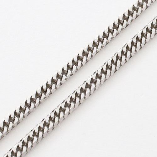 Pt850 プラチナ ネックレス 6面カット キヘイ チェーン 50cm 12.9ｇ 喜平　0738-FJ09
