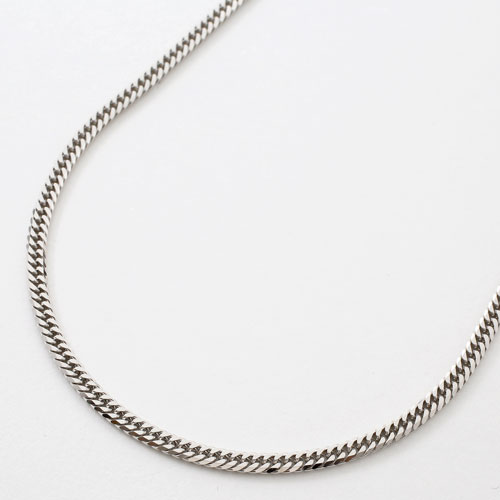 Pt850 プラチナ ネックレス 6面カット キヘイ チェーン 50cm 12.9ｇ 喜平　0738-FJ09