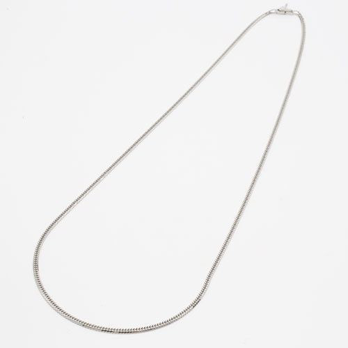 Pt850 プラチナ ネックレス 6面カット キヘイ チェーン 60cm 15.1ｇ 喜平　0739-FJ09