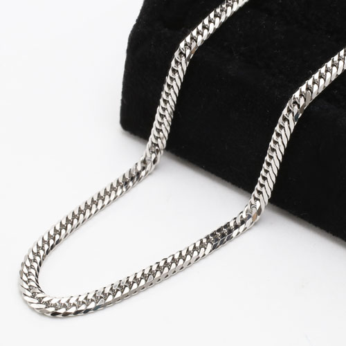 Pt850 プラチナ ネックレス 6面カット キヘイ チェーン 60cm 15.1ｇ 喜平　0739-FJ09