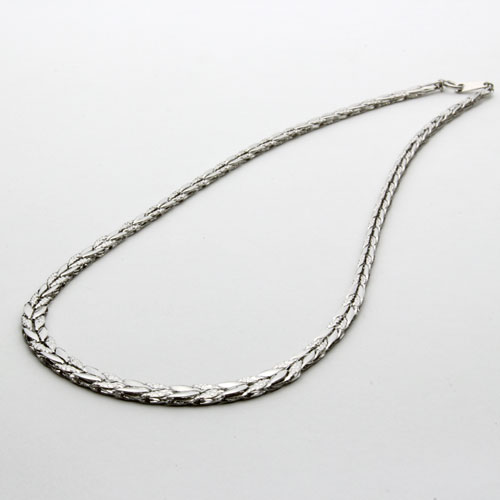 純プラチナ ネックレス デラックス チューリップ グラデーション 42cm　0769-NP09