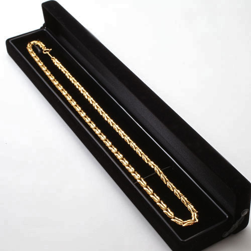 純金 ネックレス リバーシブル リーフ デザイン 42cm 6.3ｇ　0770-NG09