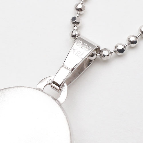 シルバー　ロケットペンダント　オーバル　MERZ  0786-LS13