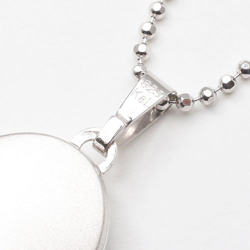 シルバー　ロケットペンダント　ミレフィオリ　オーバル　MERZ  0818-LS09