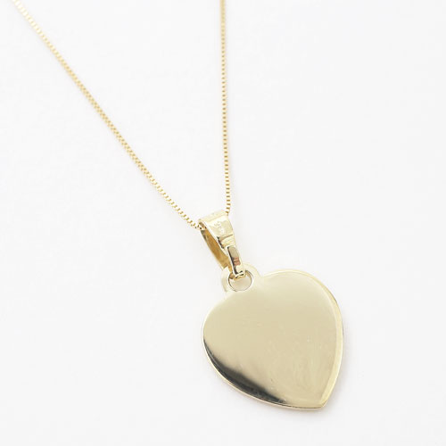 MERZ ドイツ製 ゴールド 9金 9K 375 エンジェル 天使 ハート ネックレス ペンダント 0844-PS09